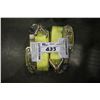 Image 2 : PAIR OF 2" X 27' RATCHET TIE-DOWN STRAPS