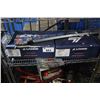 Image 1 : LOT INCLUDING 2 PAIRS OF SCARLET 60 22.5 SIZE SNOWBOARDING BOOTS AND PAIR OF DYNASTAR SKIS