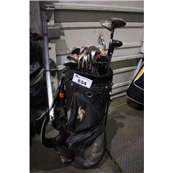 PIVOT OGIO PERFORMANCE GOLF BAG WITH ASSORTED CLUBS