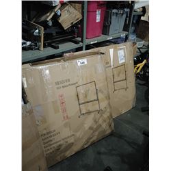 TWO 36 X 24 MOBILE WHITEBOARDS (IN BOX)