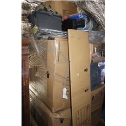 PALLET OF STORAGE LOCKER GOODS