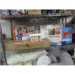 LIL BUILDER SHOP PLAYSET, TELESCOPE, MAGICTILES, PICASSO TILES, FISHERPRICE ONE RACE CAR BALL PIT,
