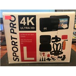 SPORTPRO 4K ULTRA HD WIFI SPORT CAMERA