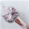 Image 2 : MORGANITE CZ RING