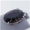 Image 2 : SILVER SMOKEY QUARTZ (30CT) PENDANT