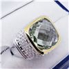 Image 2 : MEN'S GREEN AMETHYST (7.6CT) RING