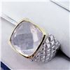Image 2 : MEN'S ROSE QUARTZ (5.9CT) RING