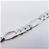 Image 2 : SILVER MEN'S (8.5 INCHES) (16G) BRACELET