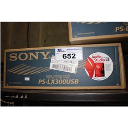 SONY PS-LX300USB STEREO TURNTABLE SYSTEM