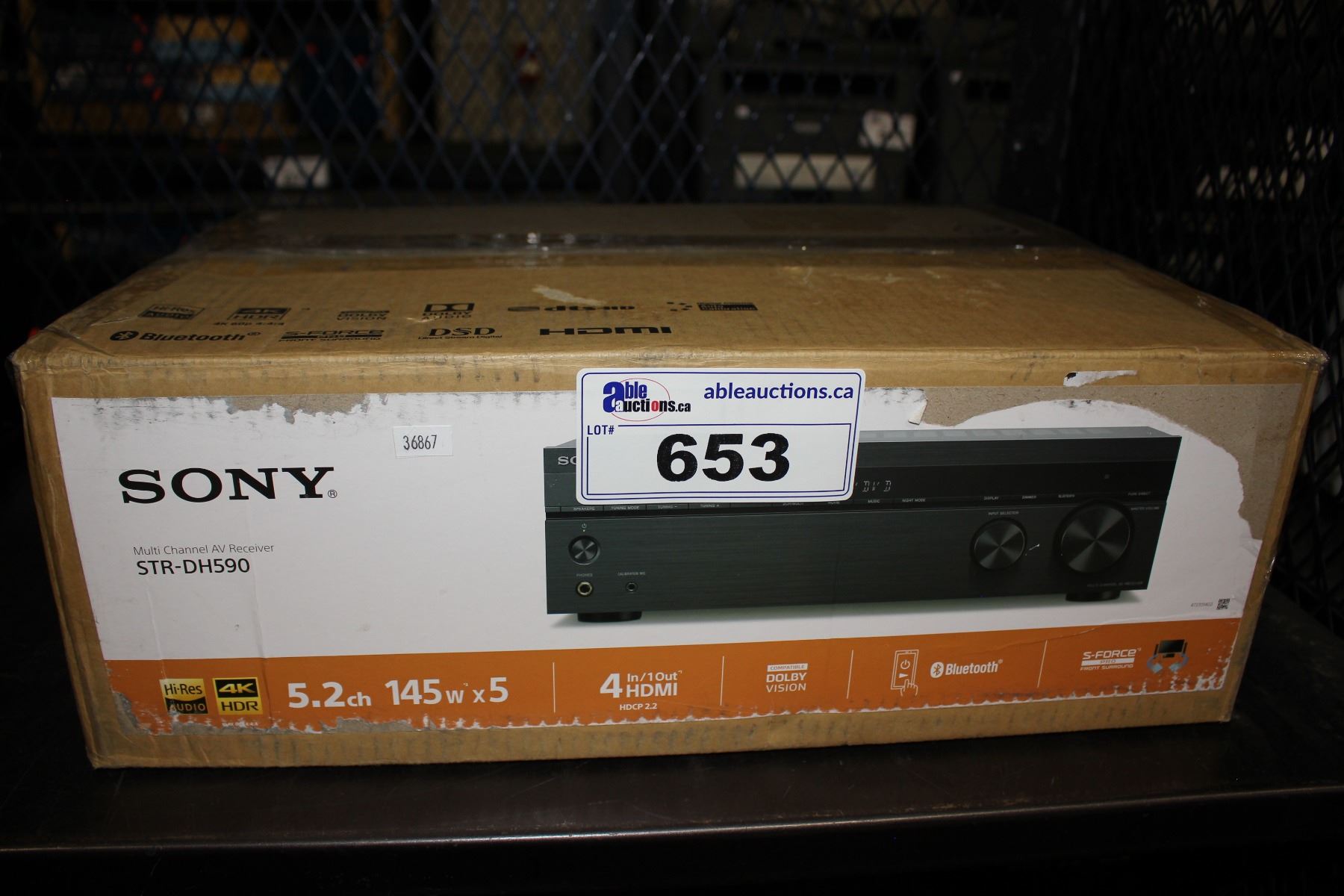 SONY STRDH590 MULTI CHANNEL AV RECEIVER