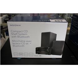 INSIGNIA COMPACT CD SHELF SYSTEM WITH BLUETOOTH