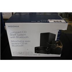 INSIGNIA COMPACT CD SHELF SYSTEM WITH BLUETOOTH