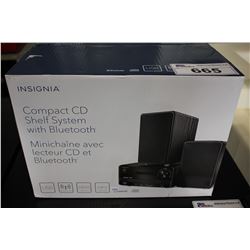 INSIGNIA COMPACT CD SHELF SYSTEM WITH BLUETOOTH