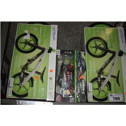 PAIR OF CHILLAFISH BALANCE BIKES AND RC CAR