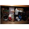 Image 2 : LARGE SHELF INCLUDING XBOX & PLAYSTATION CONSOLES WITH GAMES & ACCESSORIES, VINYL RECORDS, BIN OF