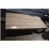 Image 2 : CHROME & WOOD COFFEE TABLE