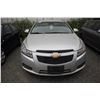 Image 2 : 2011 CHEVROLET CRUZE RT, SILVER, GAS, VIN#1G1PG5S9XB7180111, 185911 KMS, 1.4 LTR, AUTO, RD, CD, PW,