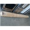 Image 2 : 2 POST PORTABLE / RETRACTABLE ACRYLIC PATIO AWNING SYSTEM WHITE FRAME & FAWN FABRIC