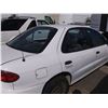 Image 2 : 2003 CHEVROLET CAVALIER, 4DR SEDAN, WHITE, VIN # 1G1JC52F437250484
