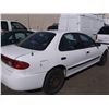 Image 2 : 2003 CHEVROLET CAVALIER, 4DR SEDAN, WHITE, VIN # 1G1JC52F937257897
