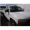 Image 1 : 2001 GMC SIERRA , 2DR PU, WHITE, VIN # 1GTEC14V71Z248946