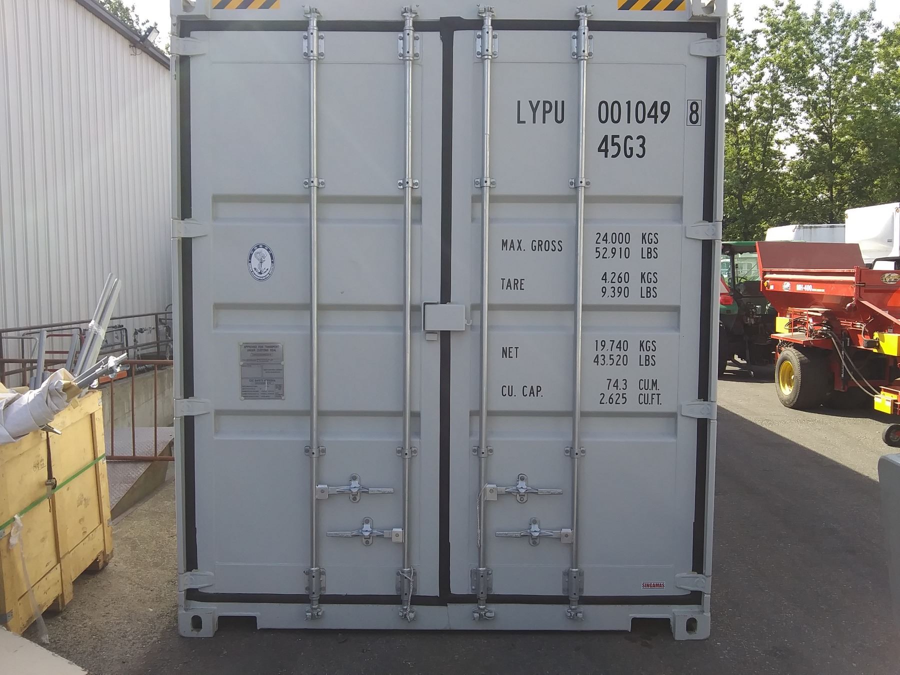 UNUSED 40FT HIGH CUBE FOUR MULTI DOOR CONTAINER, 4 SIDE OPEN DOOR, ONE ...
