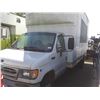 Image 1 : 2001 FORD E-450, 2DR CUBE VAN, WHITE, VIN # 1FDXE45S01HA46394