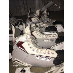 2 PAIR OF EASTON STEALTH S60 HOCKEY SKATES: SIZE 7.9 / 6.5