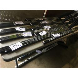 4 HOCKEY STICKS: WARRIOR ALPHA QX4 75, 70 FLEX