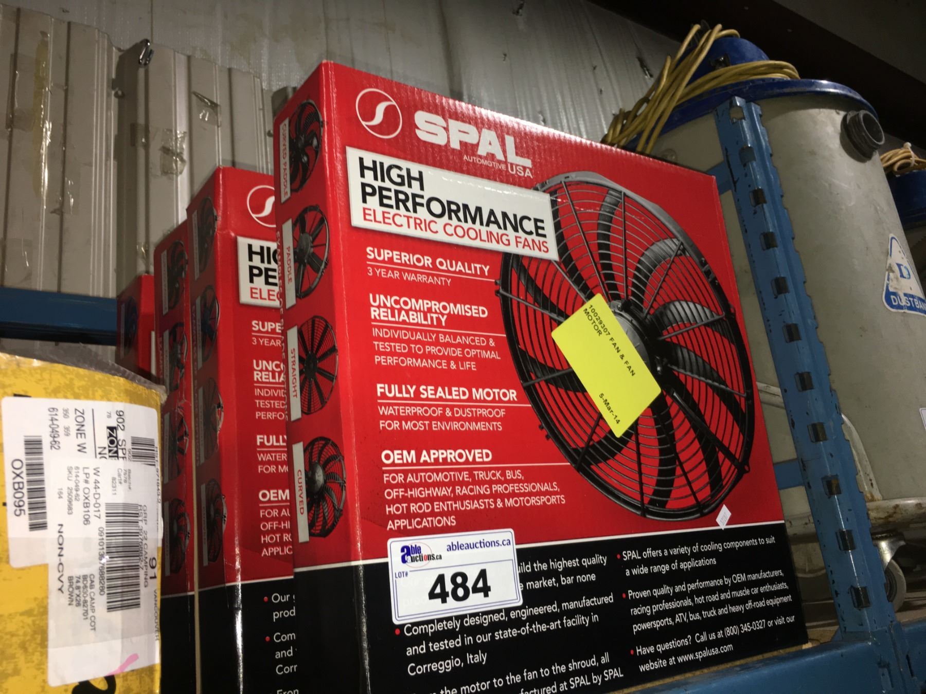 SPAL HIGH PERFORMANCE ELECTRIC COOLING FAN - Able Auctions