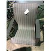 Image 2 : CHARCOAL CAST ALUMINUM 5PCS OUTDOOR PATIO TABLE SET INCLUDING: 4 MESH MID BACK ARM CHAIRS  &  54"