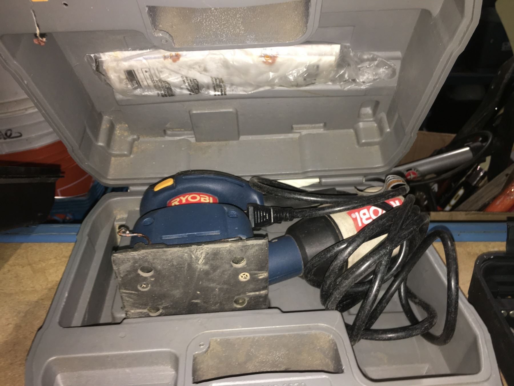 DREMEL & RYOBI SHEET SANDER, DREMEL PRO & DRILL BIT SET