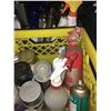 Image 7 : 6 BINS OF ASSORTED SPRAY PAINT, CLAMPS, & SPRAYS