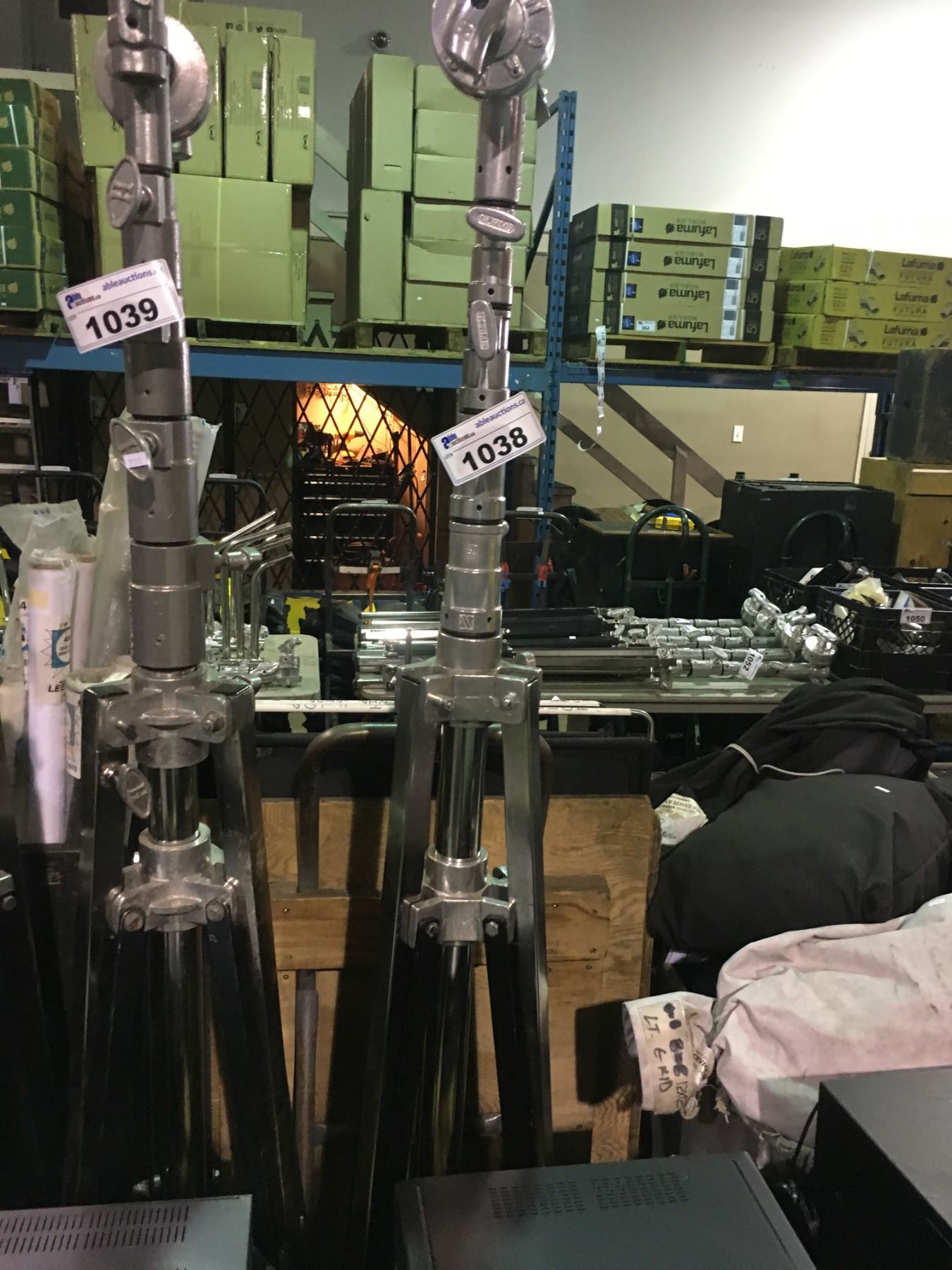 50' ALUMINUM TELESCOPIC 4 EXTENSION RIGGING TRIPOD