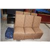 Image 2 : 6 PADDED UPHOLSTERED DINING CHAIRS WITH DENIM SLIPCOVERS