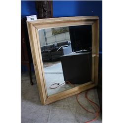 3' WOOD FRAMED MIRROR