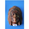Image 1 : WOOD CARVED NATIVE CHIEF MASK
