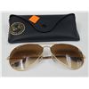 Image 2 : PAIR OF RAY-BAN SUNGLASSES WITH CASE