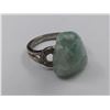 Image 2 : STERLING SILVER RING WITH NATURAL FORM STONE