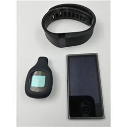 FITBIT WATCH AND FITBIT CLIP FITNESS TRACKERS AND IPOD TOUCH