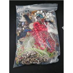 LARGE BAG OF ASSORTED COSTUME JEWELLERY