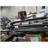Image 2 : SHELF OF VINTAGE CAMERA EQUIPMENT INCLUDING TRIPODS