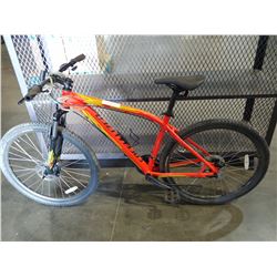 RED SPECIALIZED PITCH 24 SPEED MOUNTAIN BIKE WITH DISC BRAKES