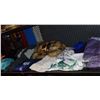 Image 1 : SHELF OF NEW CLOTHING INCLUDING BURTON, ADIDAS, QI HUI AND MORE