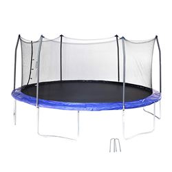 SKYWALKER 17' TRAMPOLINE WITH ENCLOSURE & WINDSTAKE