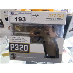 SIG SAUER P320 .177 CAL BB GUN