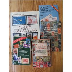 LOT OF 5 BOOK/BOOKLETS (STAMP COLLECTING)