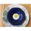 Image 6 : LOT OF 5 SAUCERS (4 MATCHING, 1 BLUE)