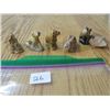 Image 1 : J WADE FIGURINES *DOGS & RABBIT* (6 PACK)