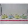 Image 1 : TEA CUPS & PLATES *FINE BONE CHINA* (HAND NUMBERED) *SET OF 4*